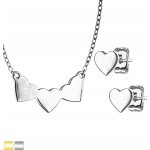 Šperky eshop Řetízek z chirurgické oceli zdvojená lesklá oválná očka A20.08 Zlatá – Sleviste.cz