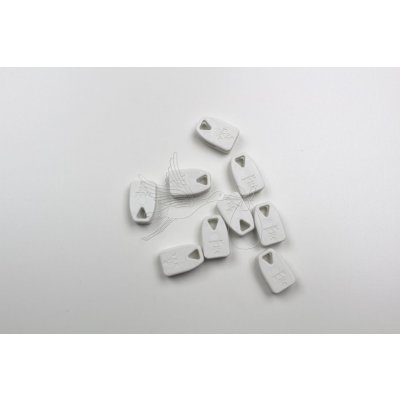 Jezdec k nekonečnému zipu - bílý plastový YKK – Sleviste.cz