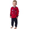 Dětské pyžamo a košilka Calvi chlapecké pyžamo 18-323 červené