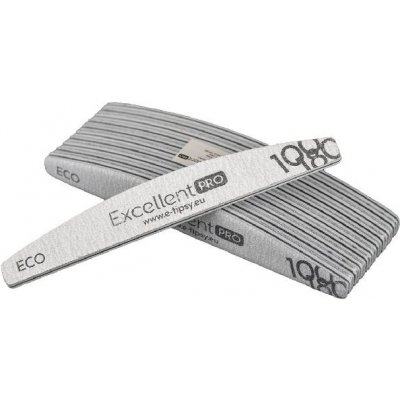 Excellent Pro Pilník na nehty Zebra loďka ECO 100/180 10 ks – Zboží Dáma