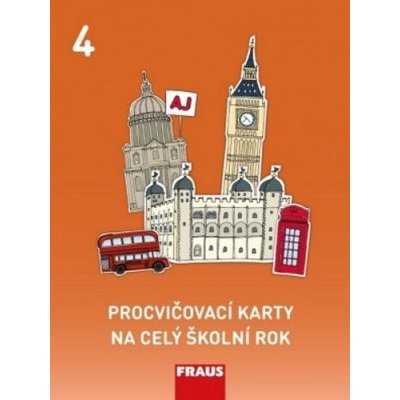Procvičovací karty na celý školní rok 4 angličtina – Hledejceny.cz