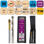 NÁSTROJE CZ Sada str.záv.M12x1.75 ISO2 HSSCo5 TiN DIN376RSP35+vrták CZ004-10,20 – Hledejceny.cz