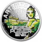 The Perth Mint Australia Mince Tuvalu Stříbro Proof Ready Player One Art3mis 1 oz
