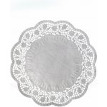 Dekorativní krajky kulaté průměr 24 cm [100 ks] – Zboží Dáma