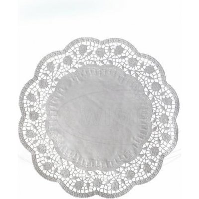 Dekorativní krajky kulaté průměr 24 cm [100 ks] – Zboží Dáma