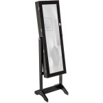 TecTake šperkovnice 2v1 se zrcadlem 400764 bílá – Zboží Mobilmania