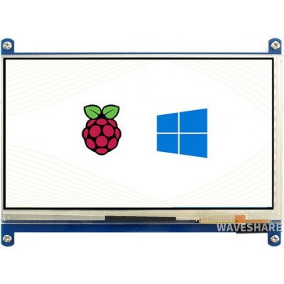 Waveshare 7" LCD displej (C), 1024×600, HDMI, IPS, kapacitní – Hledejceny.cz