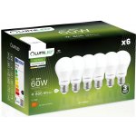 Lumiled 6x LED žárovka E27 A60 8W = 60W 806lm 4000K Neutrální bílá 260° – Hledejceny.cz