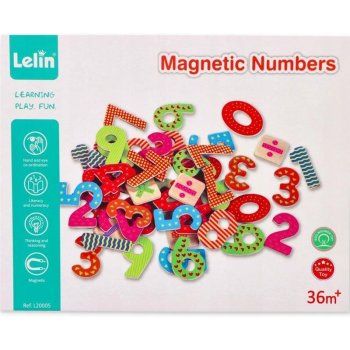 Lelin Toys Magnetické číslice 30606 60 dílků