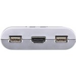 Aten CS-692 DataSwitch 2:1 (kláv.,HDMI,myš,audio) USB, s kabely, DO – Zboží Mobilmania