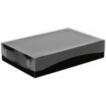 Dárková krabice s průhledným víkem 250x150x50 mm, černá – Zboží Mobilmania