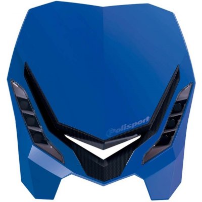 POLISPORT světlomet přední model E-BLAZE LED (žárovka LED) barva světle modrá | Zboží Auto