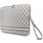DKNY PU Leather Checkered Pattern and Stripe Obal na Notebook 13/14" Beige, DKCS14PVSHLE – Zboží Mobilmania