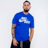 Pánské Tričko Nike tričko NWS Just Do It Swoosh Blue Bílá