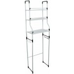 Verk 27358 Úložný regál se 3 policemi nad pračku 157 x 46 x 17 cm, bílý – Zboží Dáma