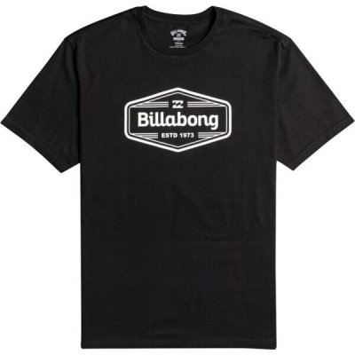 Billabong TRADEMARK black pánské tričko krátký rukáv