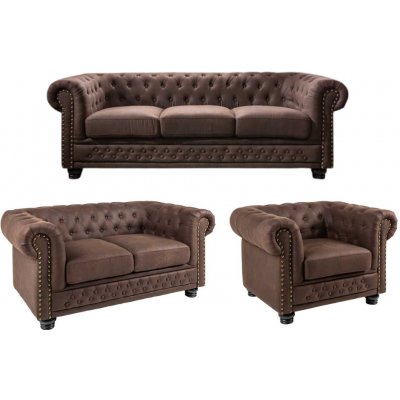 Interior DE Chesterfield Vintage 3+2+1 SET-CHESTVINT – Zboží Dáma