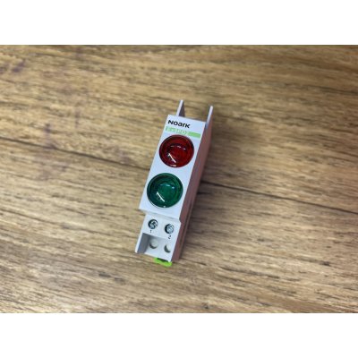 Noark 230V AC/DC, 1 zelená LED a 1 červená LED Ex9PD2gr 230V AC/DC /102463/ – Zbozi.Blesk.cz