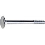 Šroub vratový M6x16, plochá široká půlkulatá hlava pevnost 4,8, zinek bílý, 200ks – Hledejceny.cz