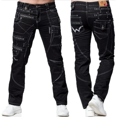 Kosmo Lupo kalhoty pánské KM001-1 džíny jeans černá