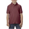Dětské tričko Gildan Dětská polokošile DRYBLEND Double Piqué Maroon