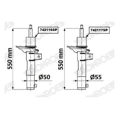 Tlumič pérování MONROE (MO 742116SP) | Zboží Auto
