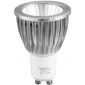 Omnilux LED žárovka GU-10 230V 7W COB 3000K Teplá bílá