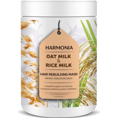 Harmonia obnovující vlasová maska s ovesným a rýžovým mlékem 1000 g – Zboží Mobilmania