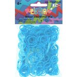 RAINBOW LOOM Original gumičky 300 kusov trblietavá modrá – Zboží Dáma
