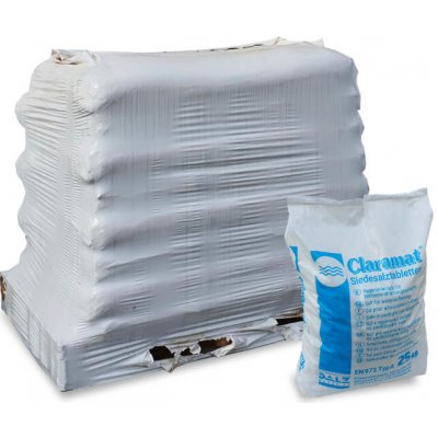 Solsan Claramat Sůl Tabletová Regenerační 40x25 kg PALETA 1000 kg – Zboží Dáma