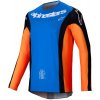 Dres na motorku Alpinestars Techstar MELT oranžovo-modrý