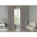 Dekorační závěs s řasící páskou VELVINO 140 cm x 250 nebo 260 cm color 005 světle šedá (cena za 1 kus) MyBestHome Rozměr: 140x250 cm – Zboží Dáma
