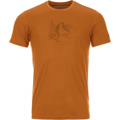 Ortovox tričko 150 Cool Logo Sketch T-Shirt Sly Fox – Zboží Mobilmania