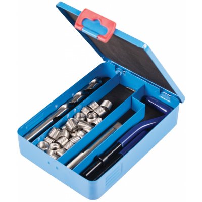 Sada na opravu závitů M10 × 1,5 Silverline 489540 – Hledejceny.cz