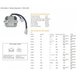 DZE regulátor napětí HONDA CB 750F/C/K 81-83; CB 900 81-82; CB 1000 83; CBX 1000A 81-82 (OEM-31600-MA6-000) (ESR210) (31600-461-771) | Zboží Auto