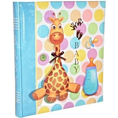 GIRAFE BLUE fotoalbum dětské klasické na fotorůžky BB-P60 29x32 – Zbozi.Blesk.cz