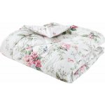Catherine Lansfield Bridgerton Penelope Floral přehoz bílá/barevná/béžová 200x200 – Sleviste.cz