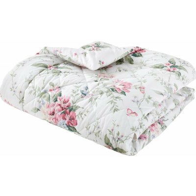 Catherine Lansfield Bridgerton Penelope Floral přehoz bílá/barevná/béžová 200x200 – Sleviste.cz