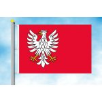 LIBEA, s.r.o. Mazovské vojvodství vlajka Rozměr: 30×45 cm, Uchycení: Karabiny na stožár – Hledejceny.cz