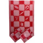 Sleep-well Pekařská 50x70 cm červená 3 ks – Hledejceny.cz