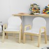 Dětská židlička SoBuy FST46-W dětská židle 35 cm bílá