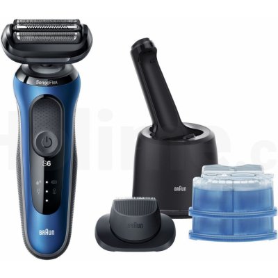 Braun Series 6 61-B7200cc Wet&Dry Blue – Zboží Mobilmania