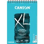 Canson XL Aquarelle Skicák v kroužkové vazbě A4 CP, 300g, 30 listů – Hledejceny.cz