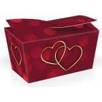 Selllot Srdíčko Bílá minibonboniérka s čokoládovými pralinkami s kakaovým krémem 28 g – Zboží Mobilmania