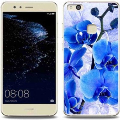 Pouzdro mmCase Gelové Huawei P10 Lite - modré květy – Zboží Mobilmania