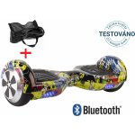 Hoverboard standard grafitty žlutý – Zbozi.Blesk.cz