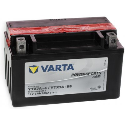 Varta YTX7A-BS, 506015 – Zbozi.Blesk.cz