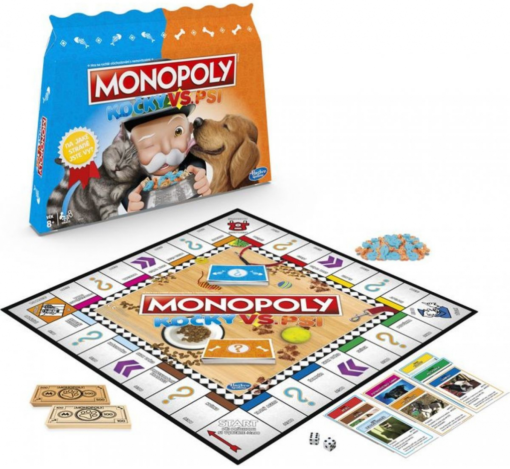 Hasbro Monopoly Kočky a psi od 550 Kč - Heureka.cz