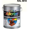 Barvy na kov Alkyton RAL 9010 bílá, hladký lesklý obsah 5L