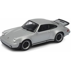 Welly Porsche 911 Turbo model stříbrné 1:34